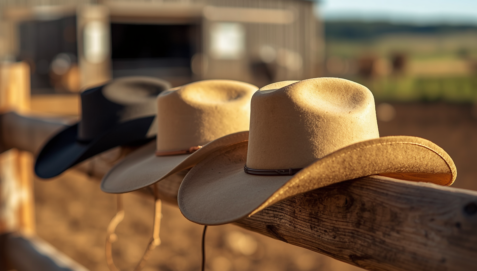Cowboy Hats collection at Copper Spur — felt and straw western styles