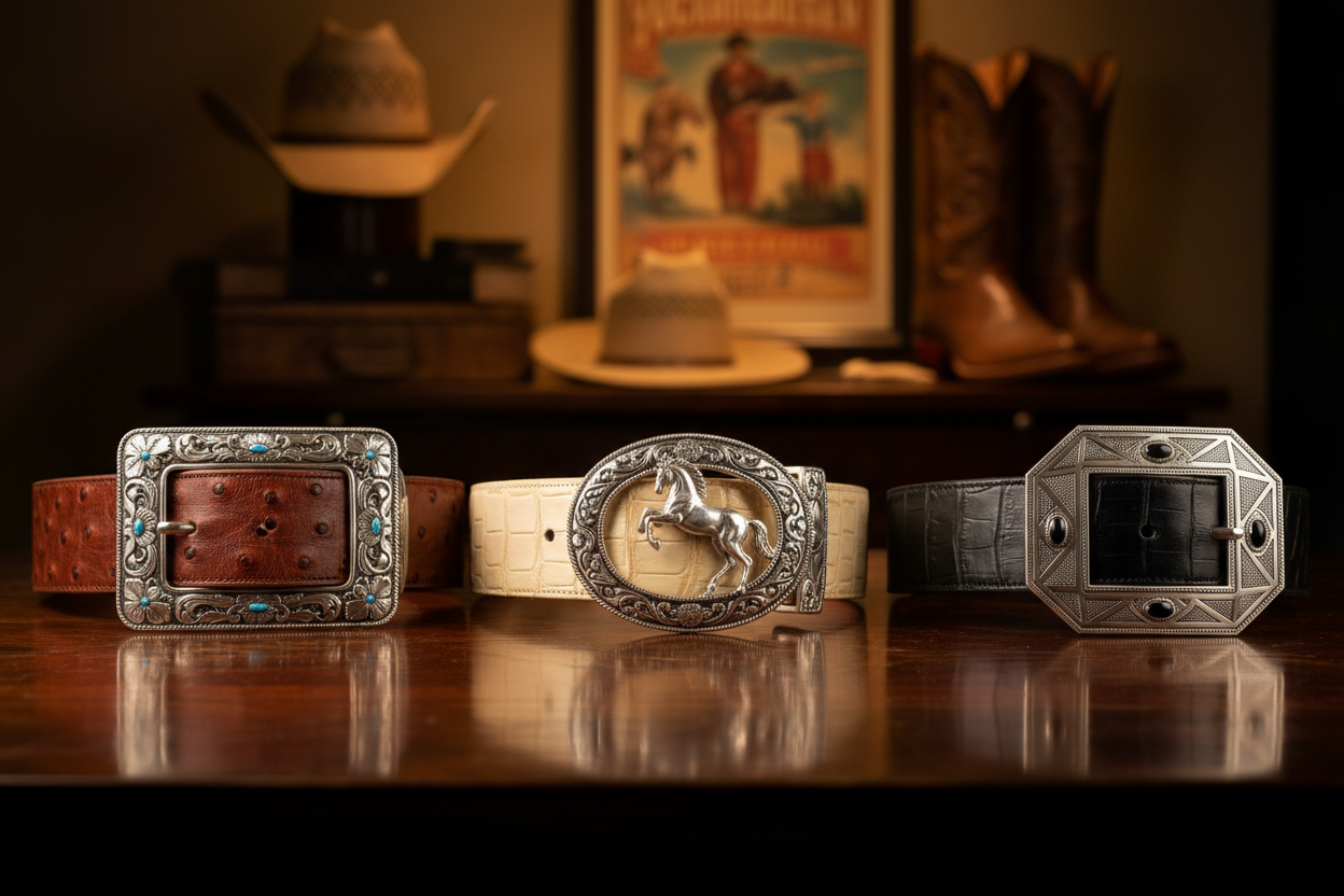 Exotic Leather Belts Collection