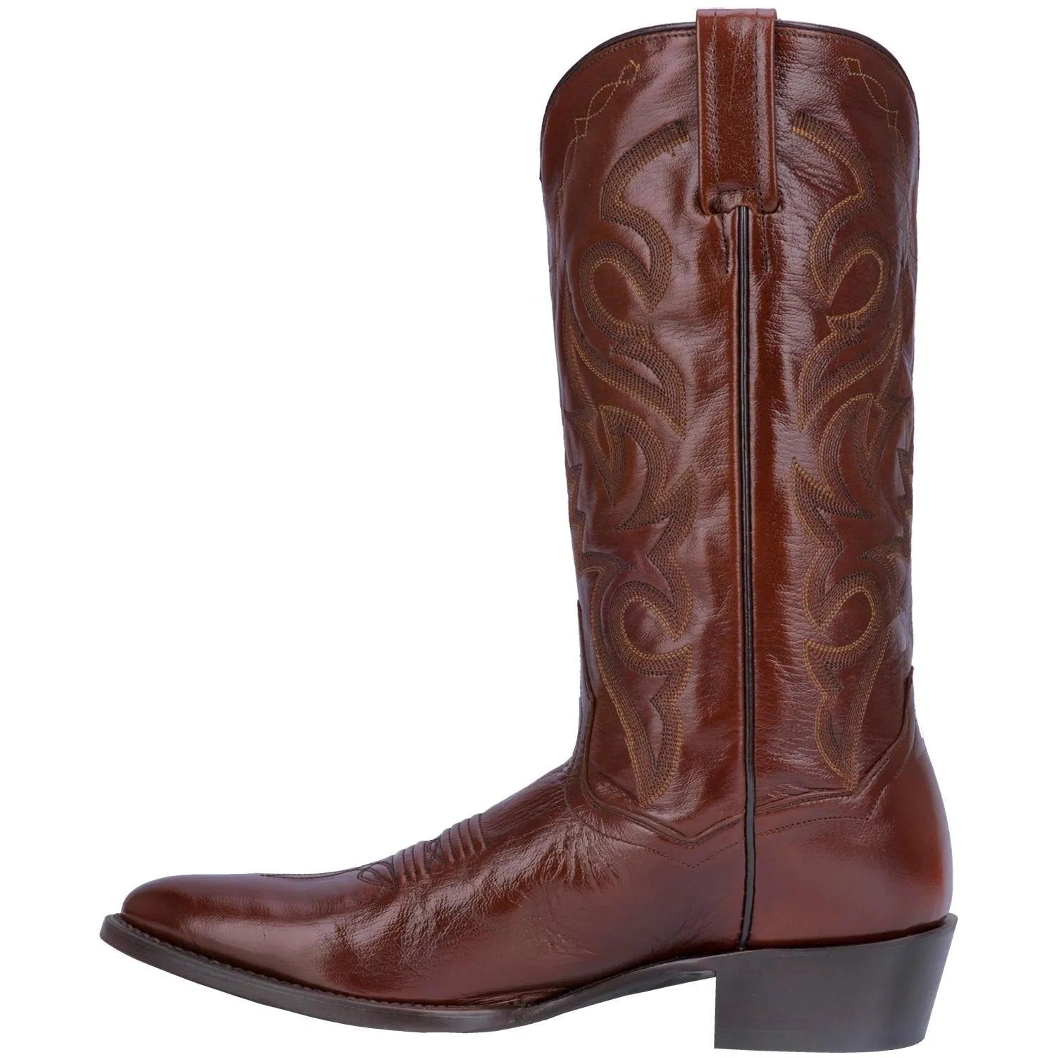 Dan Post Men's Cowboy Western Boot Milwaukee – Round Toe, Genuine Cowhide Leather, Ultimate Flex Insole with Poron®, Leather Lined, Comfort Cushion Insole, 13" Shaft, Classic Western Boot