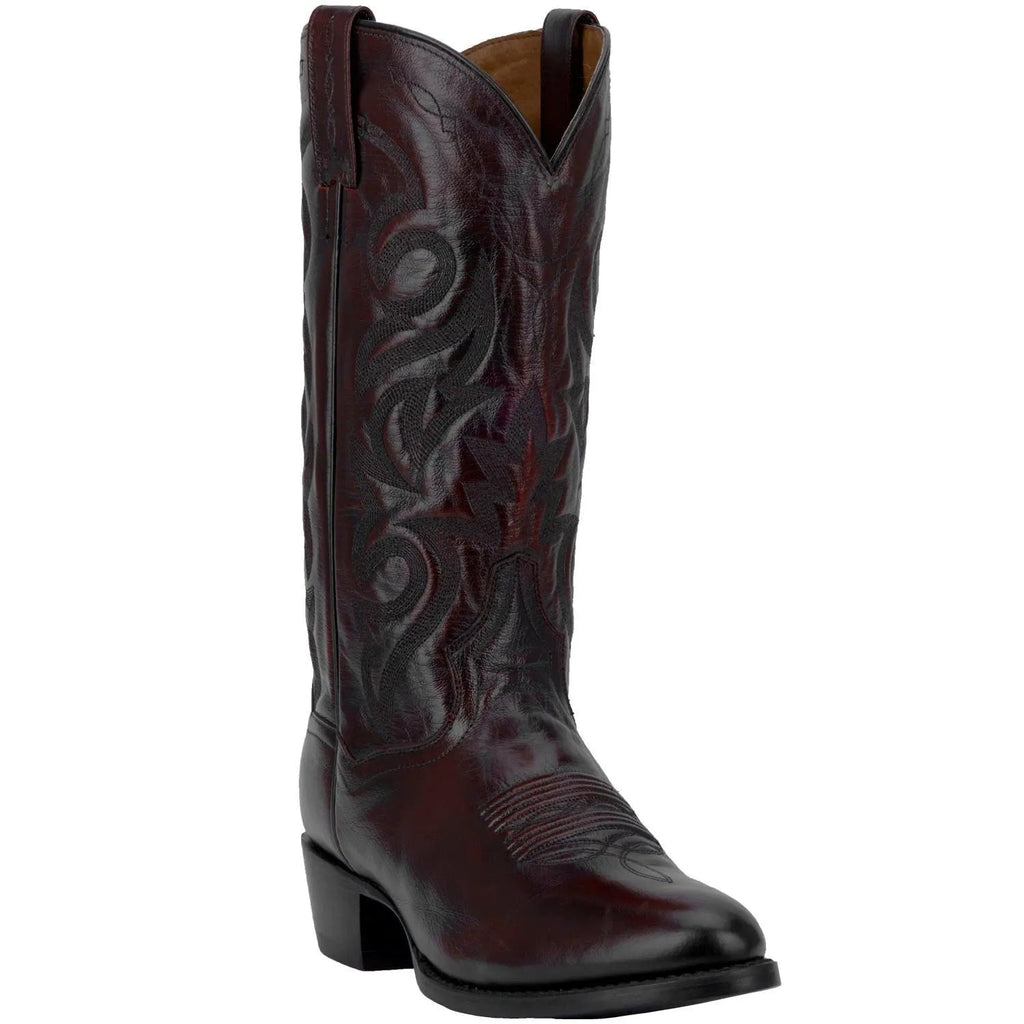 Dan Post Men's Cowboy Western Boot Milwaukee – Round Toe, Genuine Cowhide Leather, Ultimate Flex Insole with Poron®, Leather Lined, Comfort Cushion Insole, 13" Shaft, Classic Western Boot