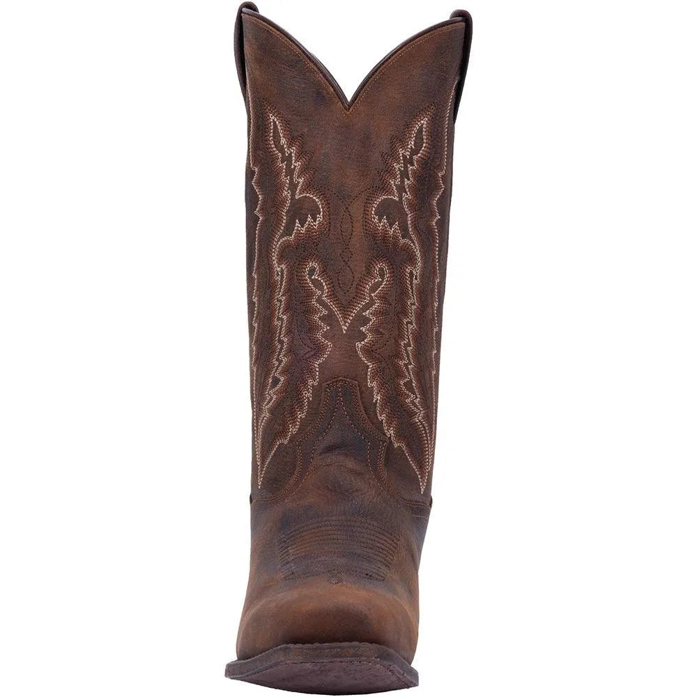 Dan Post Men's Cowboy Western Boot Renegade CS – Distressed All-Over Leather, Moisture-Wicking Comfort Cushion Insole, Fully Leather Lined, Distressed Leather Outsole, 13" Shaft, Vintage Western Boot