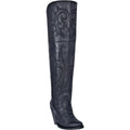 Dan Post Women's Cowgirl Western Boot Jilted – Snip Toe, Soft Distressed Leather, 20" Over-the-Knee Shaft, Inside Zipper, Tall Fashion Heel, Leather Outsole, Rodeo & Fashion Boot