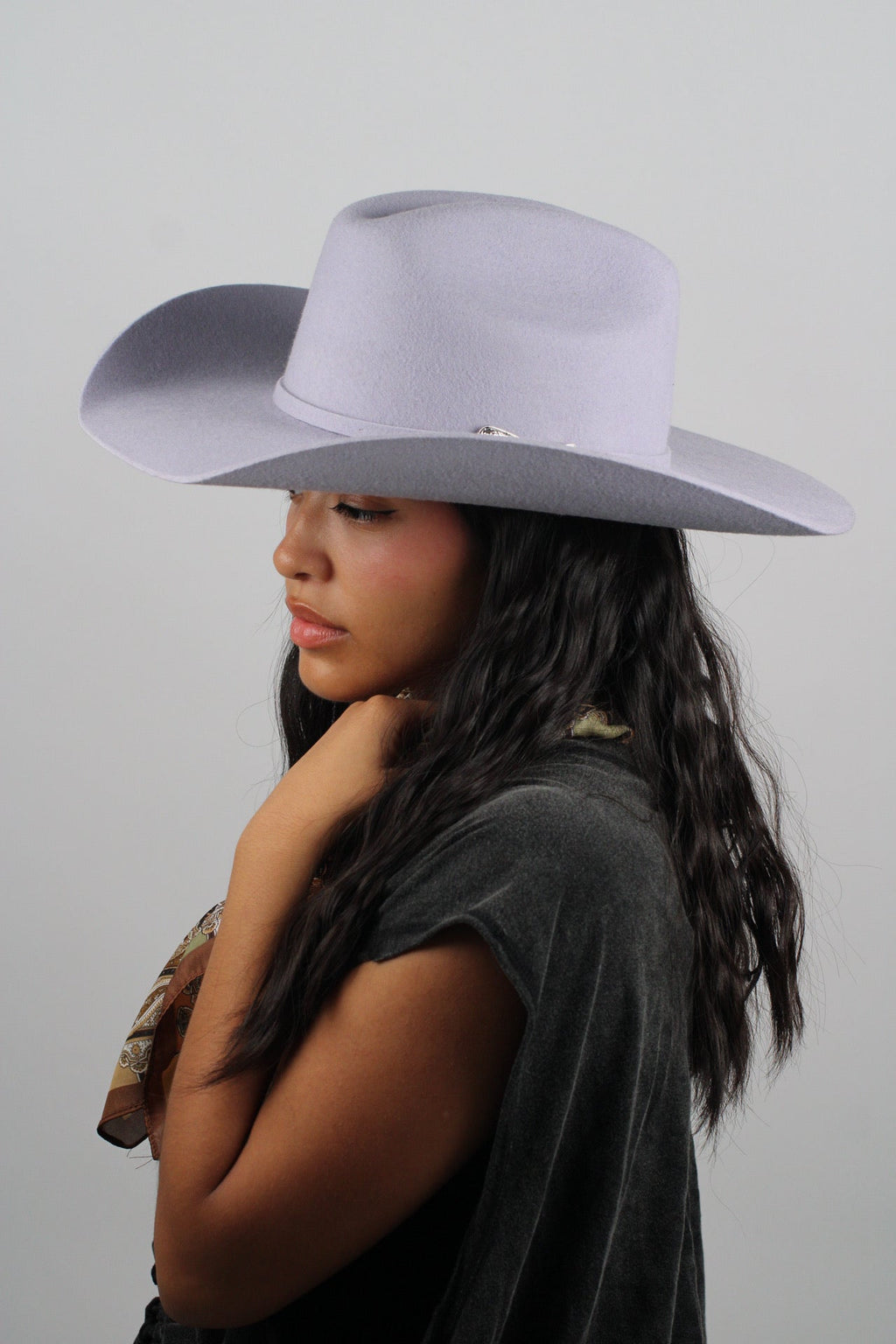 Wilder and Soul Mustang Western Hat - Ice Gray