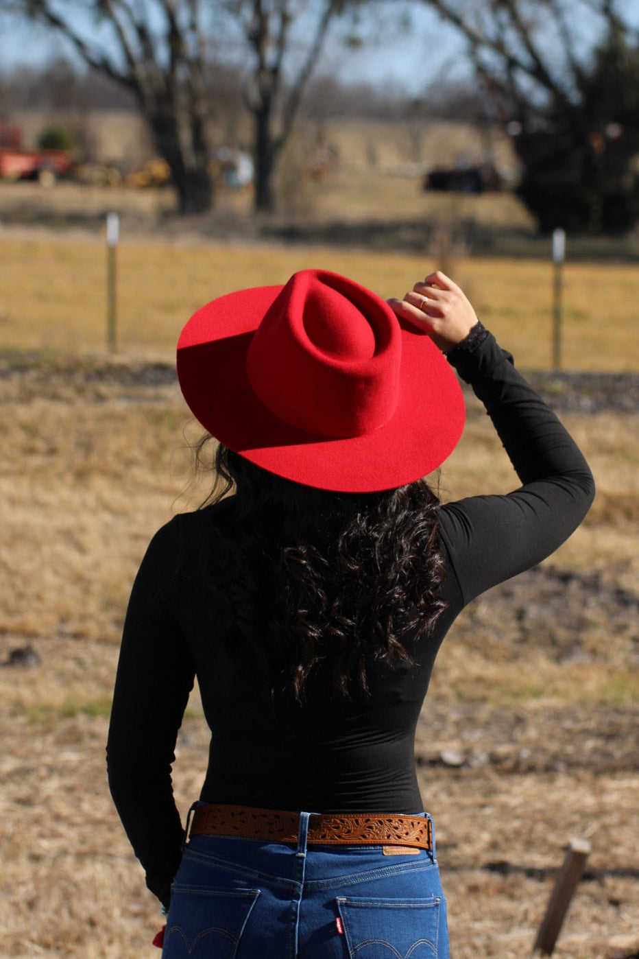 Wilder and Soul The Rowan Rancher Western Hat - Red