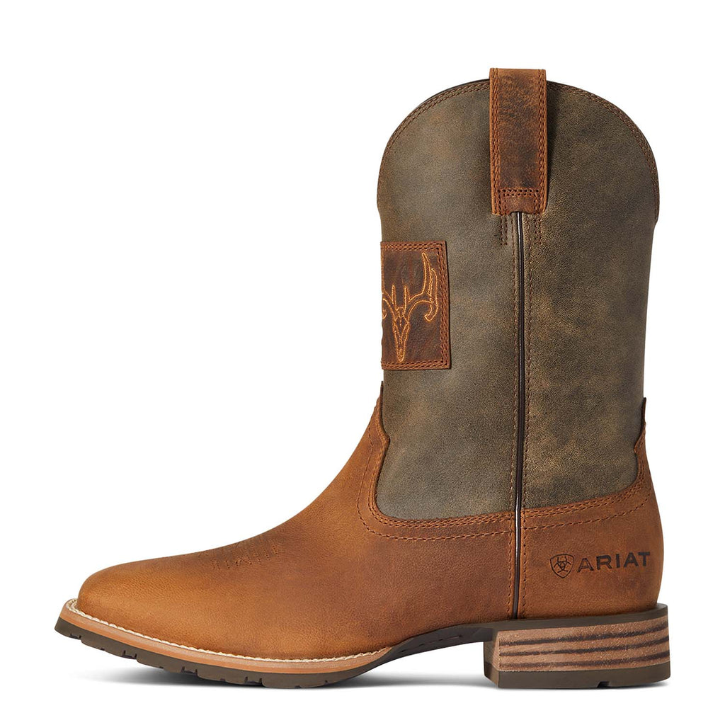 Ariat Men's Hybrid Patriot Country Western Boot – American Flag Patch | Goodyear Welt | D & EE