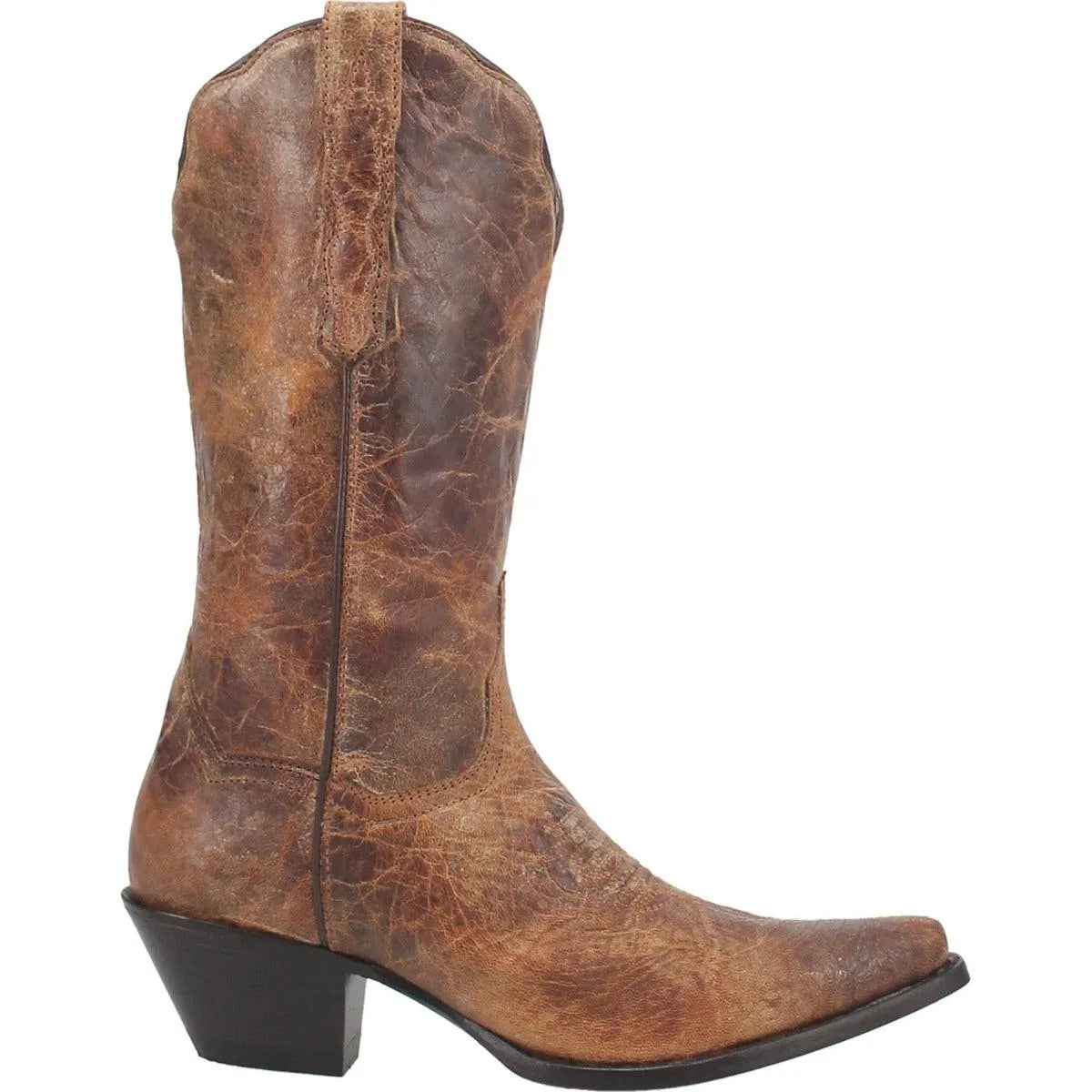 Dan Post Women's Cowgirl Western Boot Colleen – Pull-On, Premium Leather, 12" Shaft, Ultimate Flex Insole, Classic Western Style, Ranch, Rodeo & Everyday Boot