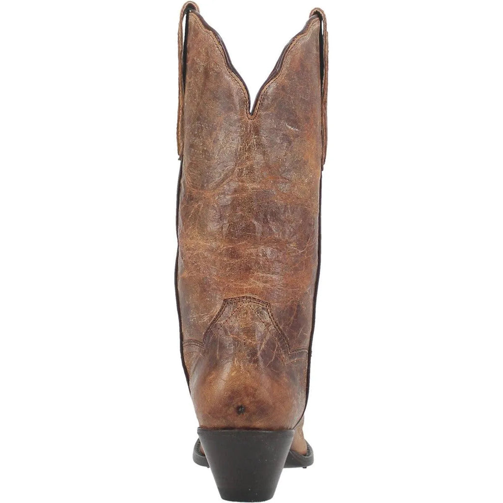 Dan Post Women's Cowgirl Western Boot Colleen – Pull-On, Premium Leather, 12" Shaft, Ultimate Flex Insole, Classic Western Style, Ranch, Rodeo & Everyday Boot