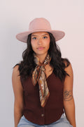 Wilder and Soul The Nomad Western Hat - Pale Dusty Rose