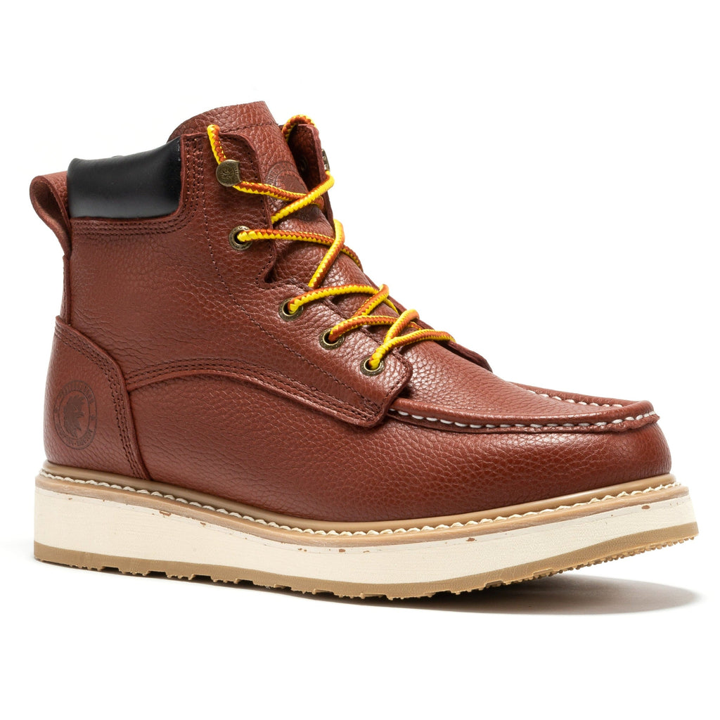 ROCKROOSTER Walker Men's 6 Inch Moc-Toe Soft Toe Boot