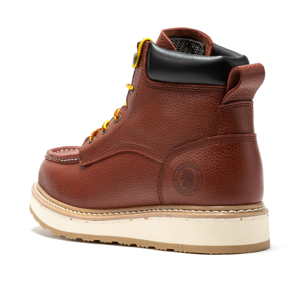 ROCKROOSTER Walker Men's 6 Inch Moc-Toe Soft Toe Boot