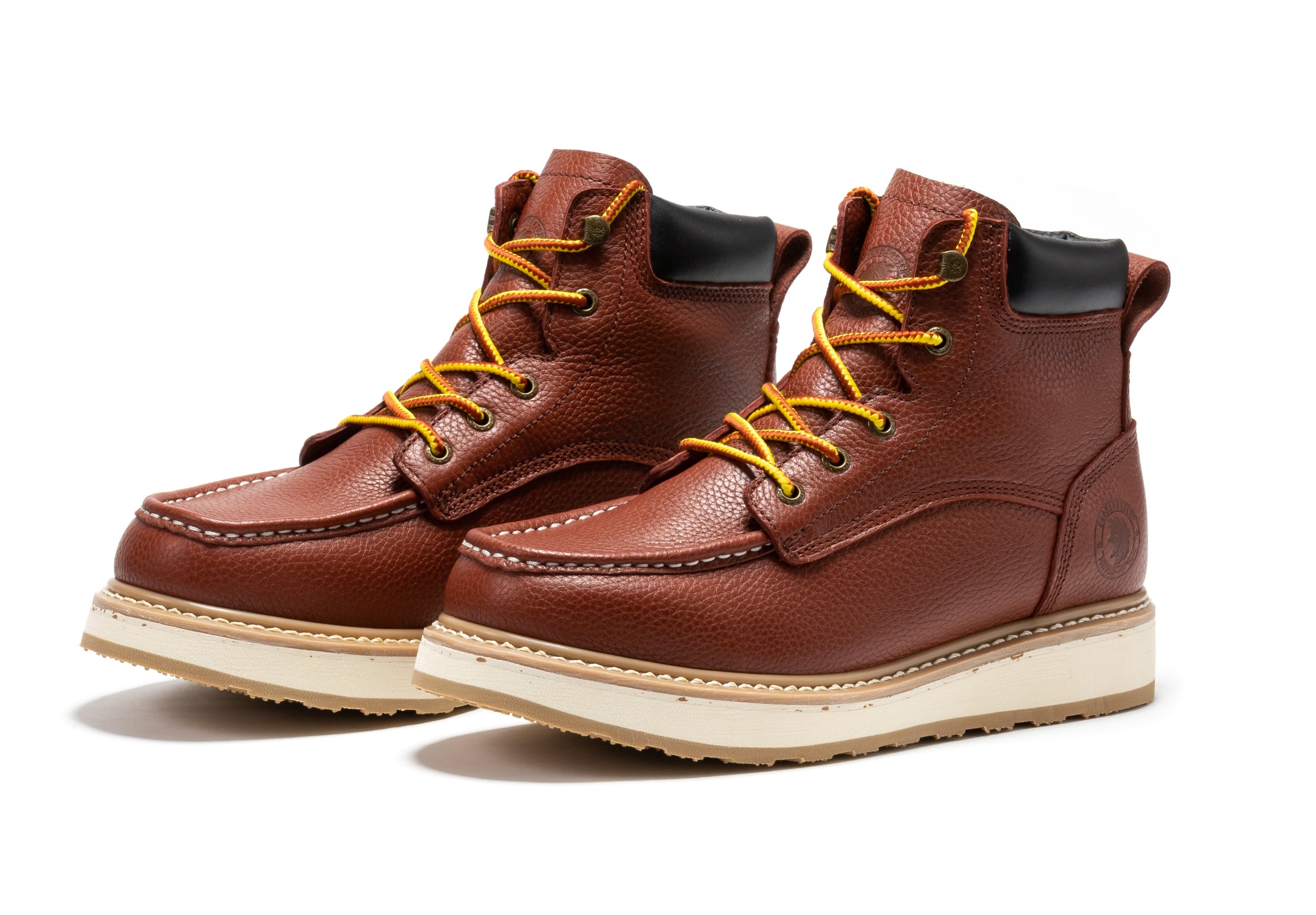 ROCKROOSTER Walker Men's 6 Inch Moc-Toe Soft Toe Boot