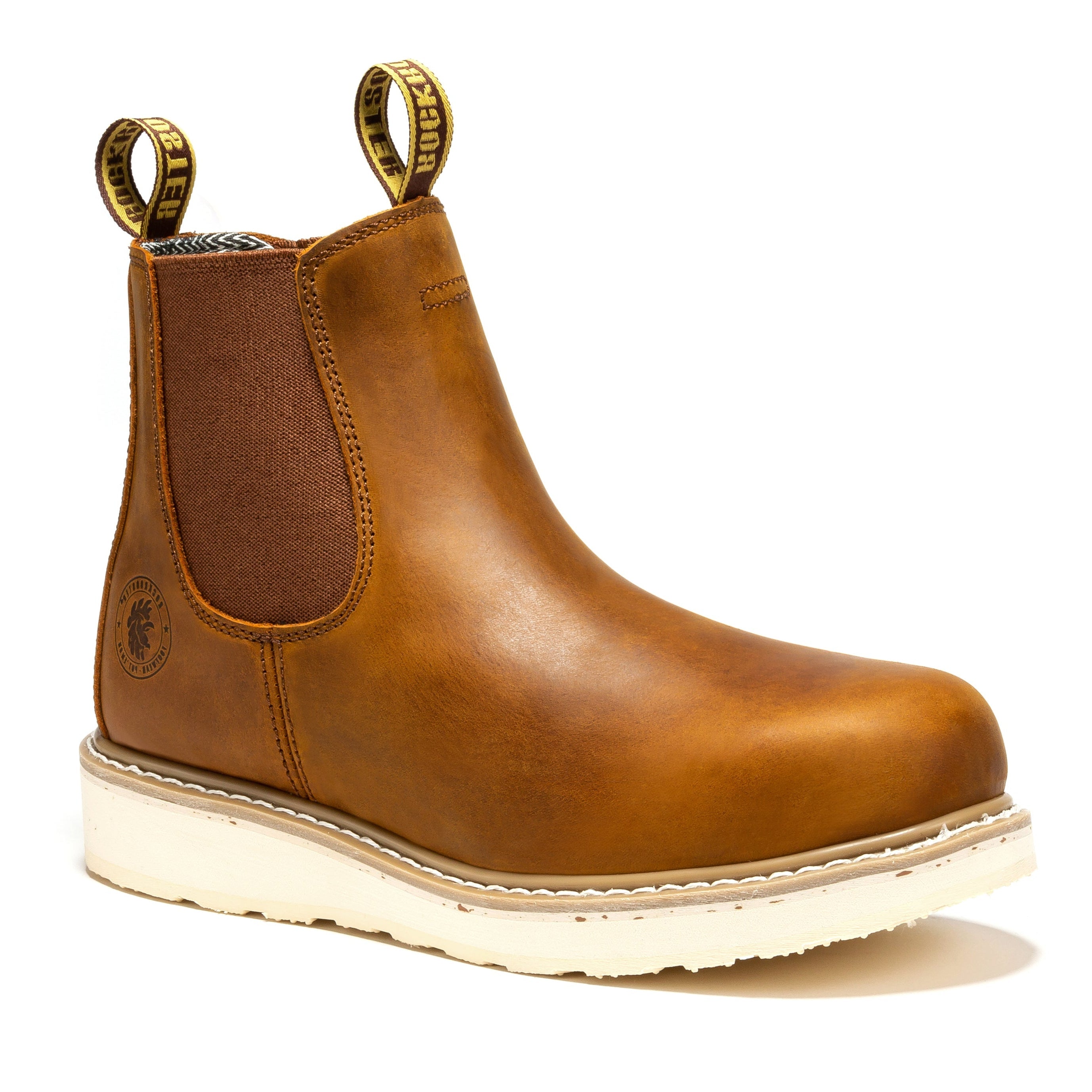 RockRooster Capitola Men's 6 Inch Wedge Boot | Tan Brown
