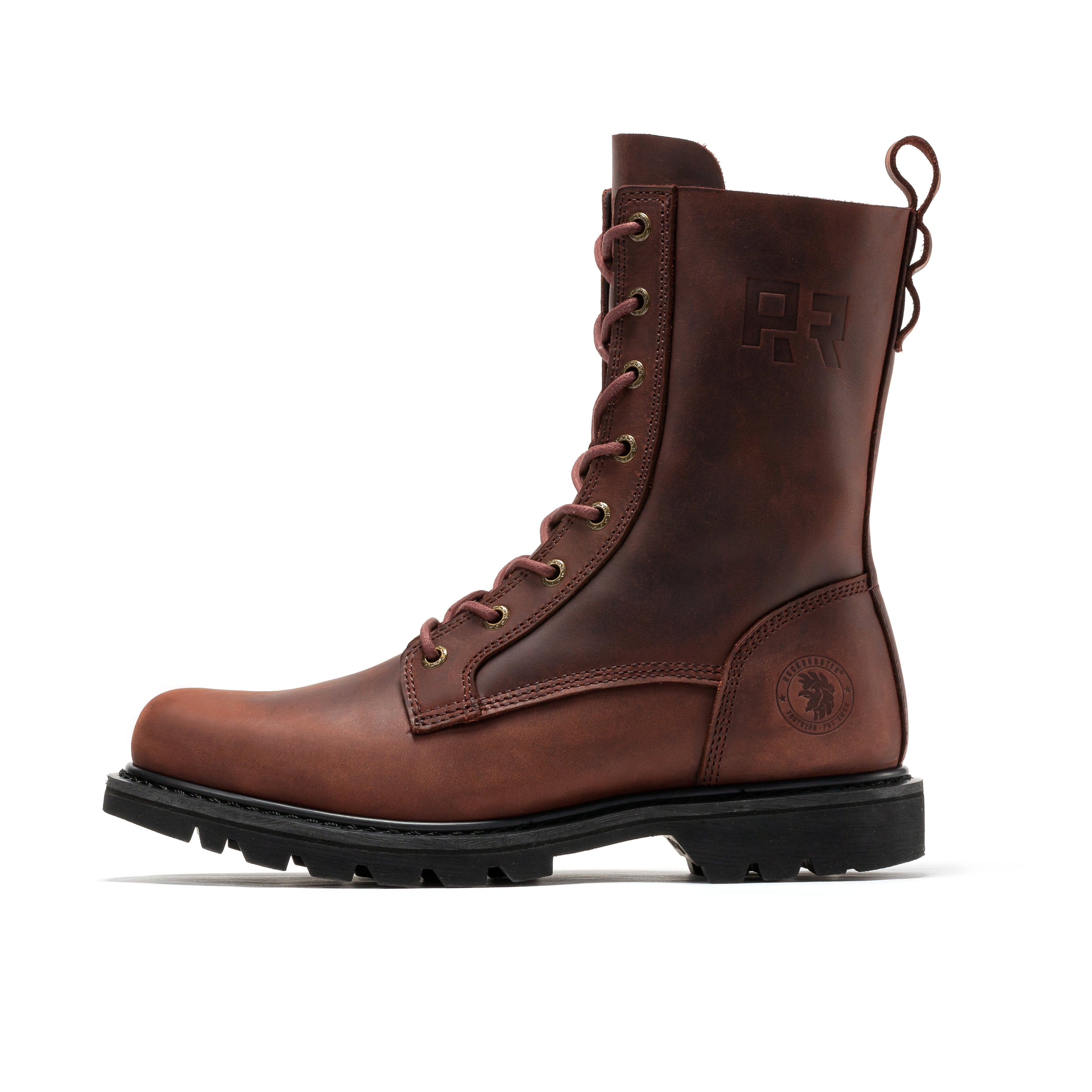 Rockrooster Mantua Mens 8 Inch Soft Toe Zip Work Boot SAP130