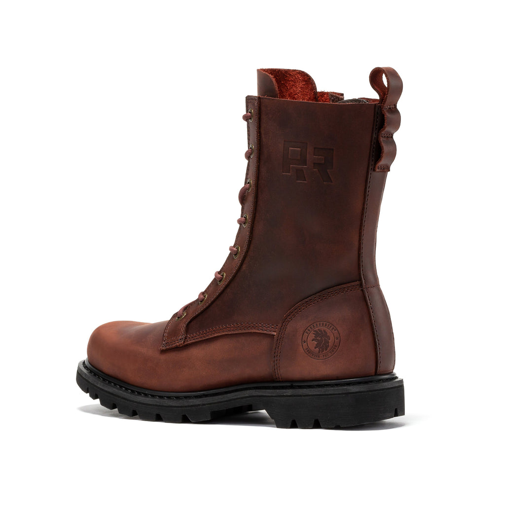 Rockrooster Mantua Mens 8 Inch Soft Toe Zip Work Boot SAP130