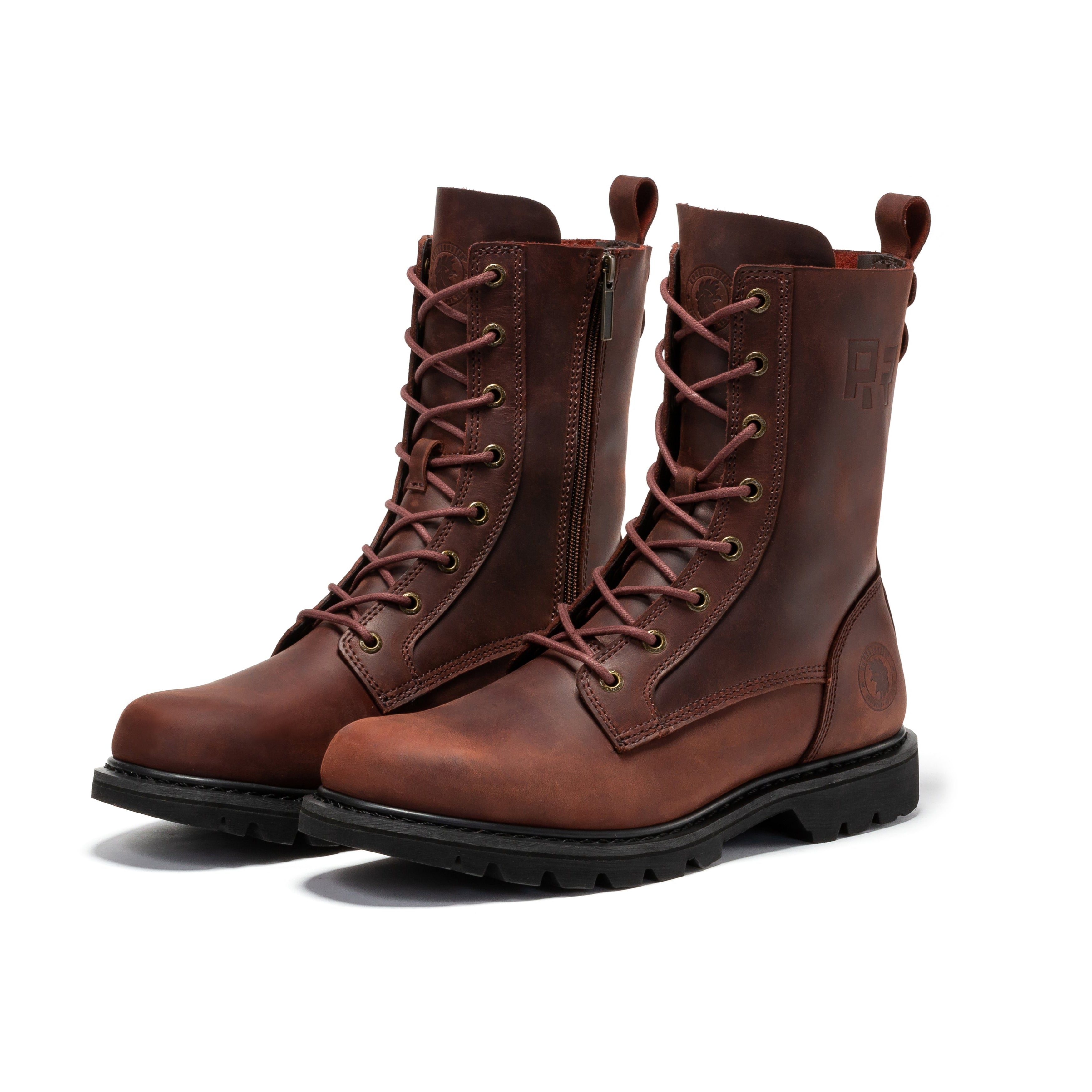 Rockrooster Mantua Mens 8 Inch Soft Toe Zip Work Boot SAP130