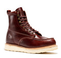 ROCKROOSTER Norwood Men's 6" Moc-Toe Soft Toe Wedge Work Boot – Cherry Brown | SAP600