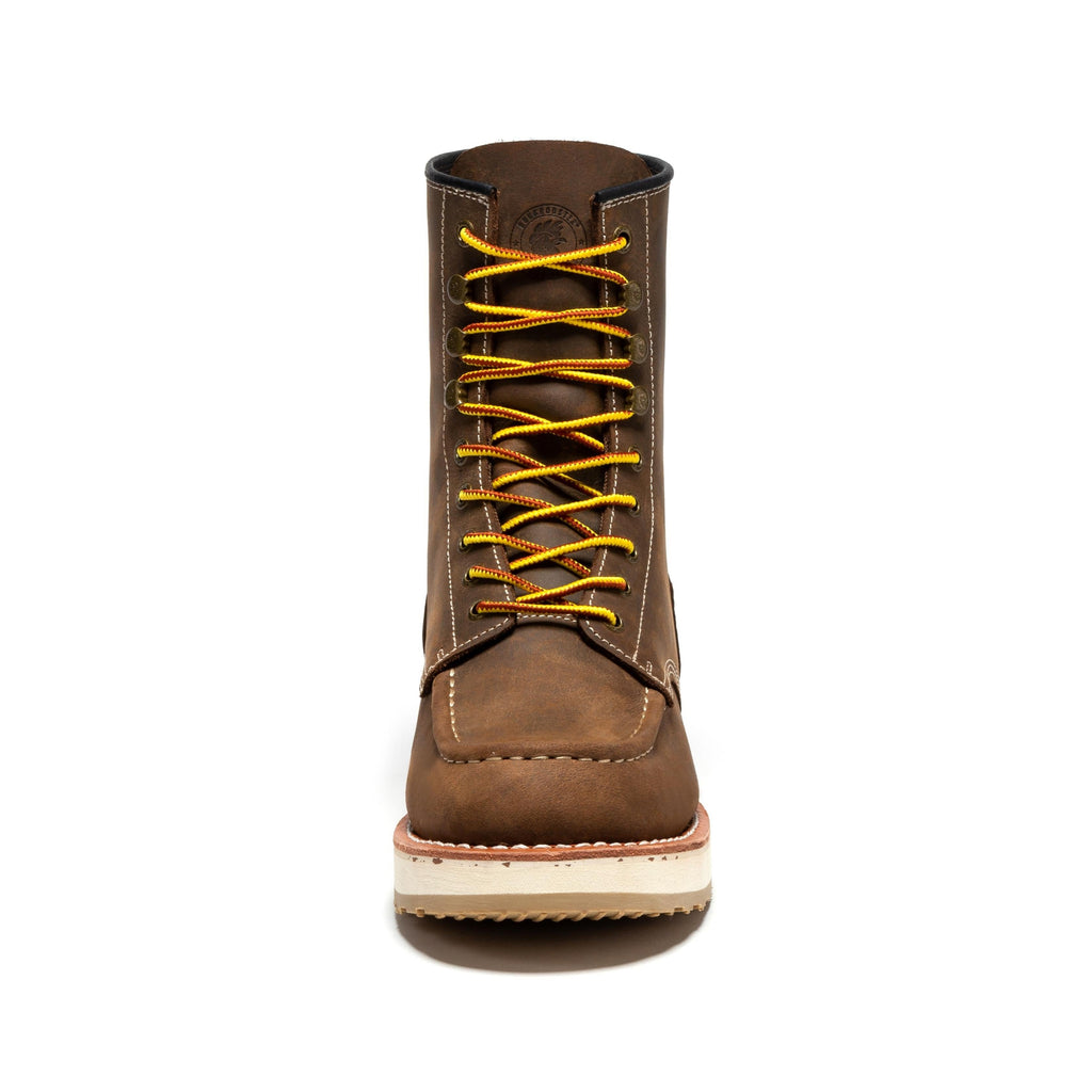 ROCKROOSTER Mantua Mens 8 Inch Moc-Toe Soft Toe Boot