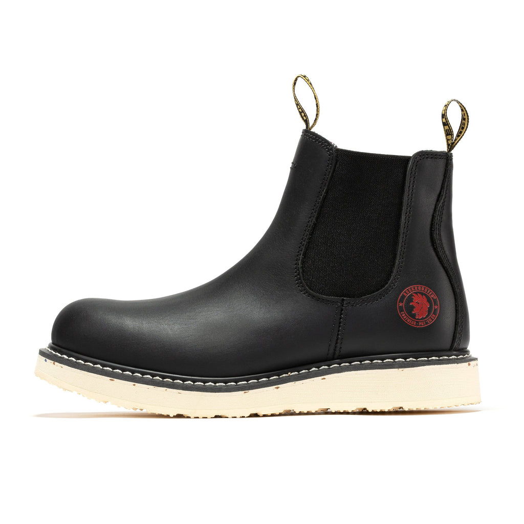 Rockrooster Capitola Mens 6 Inch Steel Toe Chelsea Boot