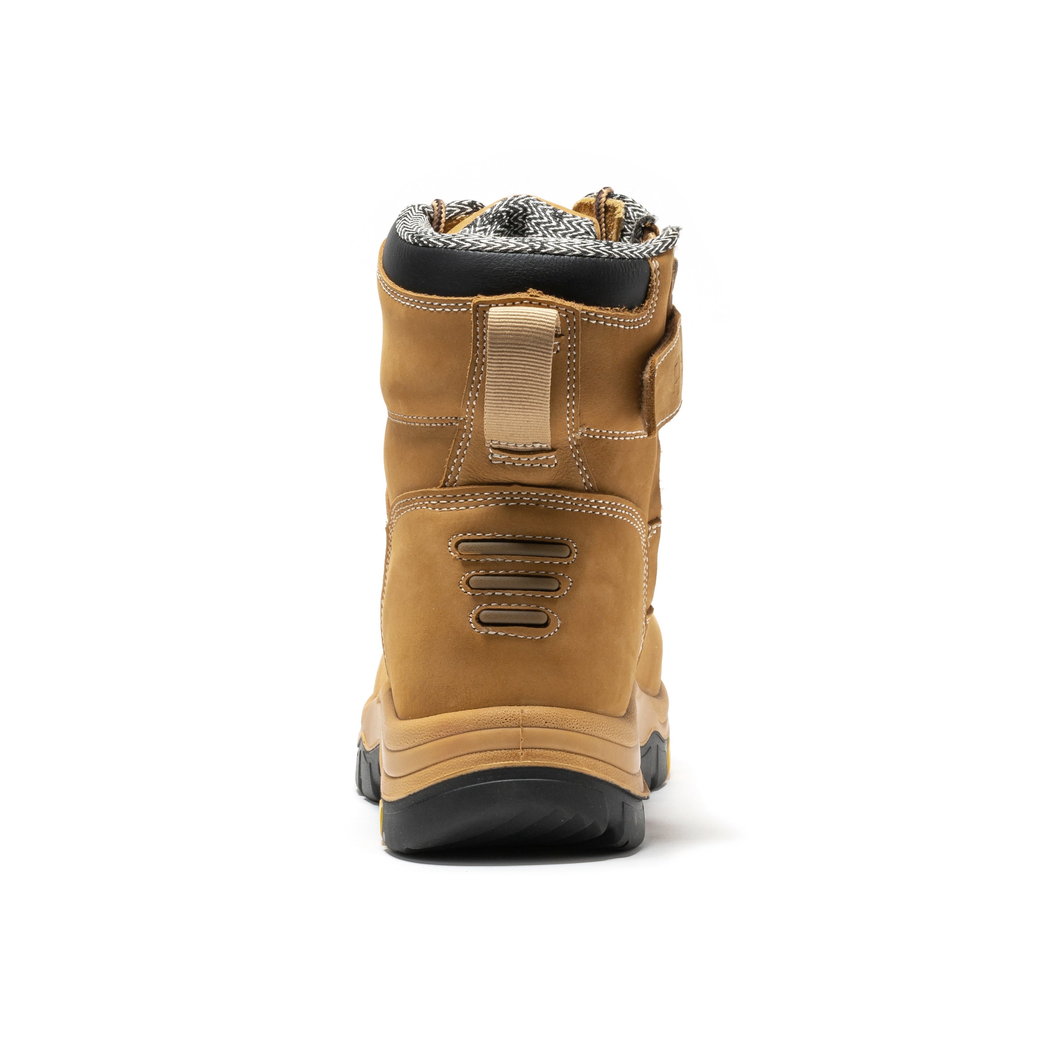 ROCKROOSTER Roslyn Black 7 Inch Zip-Sided Work Boot | CP245Z