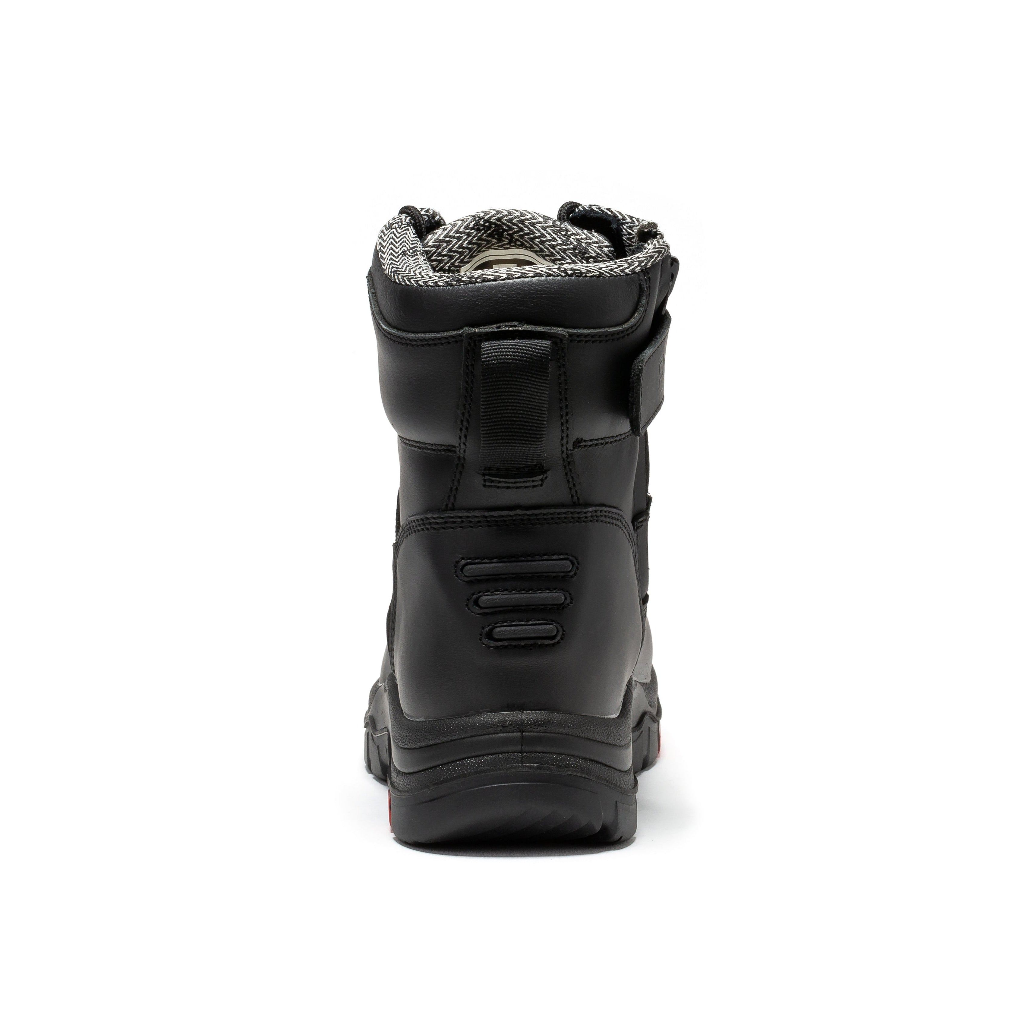 ROCKROOSTER Roslyn Black 7 Inch Zip-Sided Work Boot | CP245Z