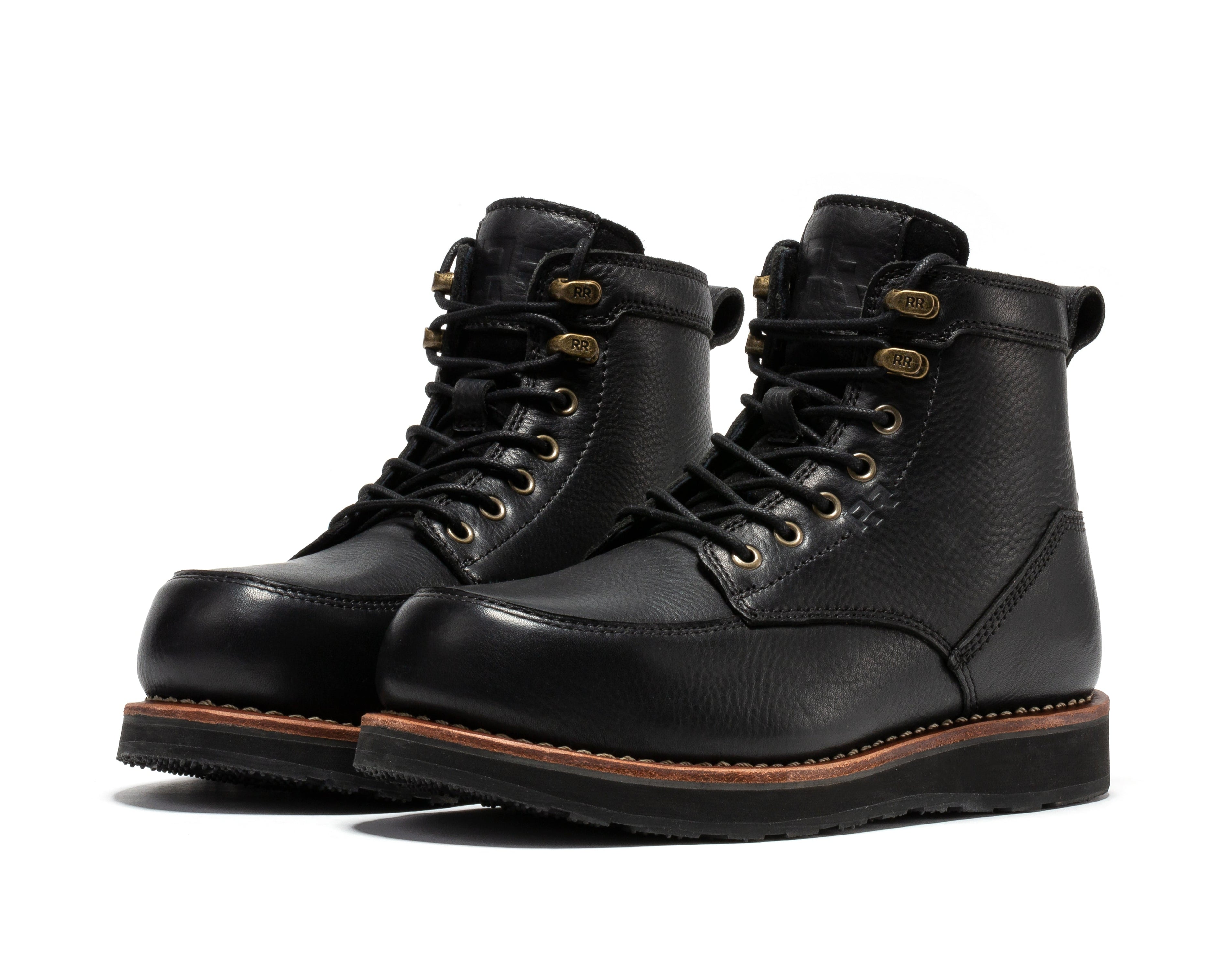 ROCKROOSTER Edgewood Mens 6 Inch Steel Toe Work Boot