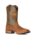 Ariat Men's Hybrid Patriot Country Western Boot – American Flag Patch | Goodyear Welt | D & EE