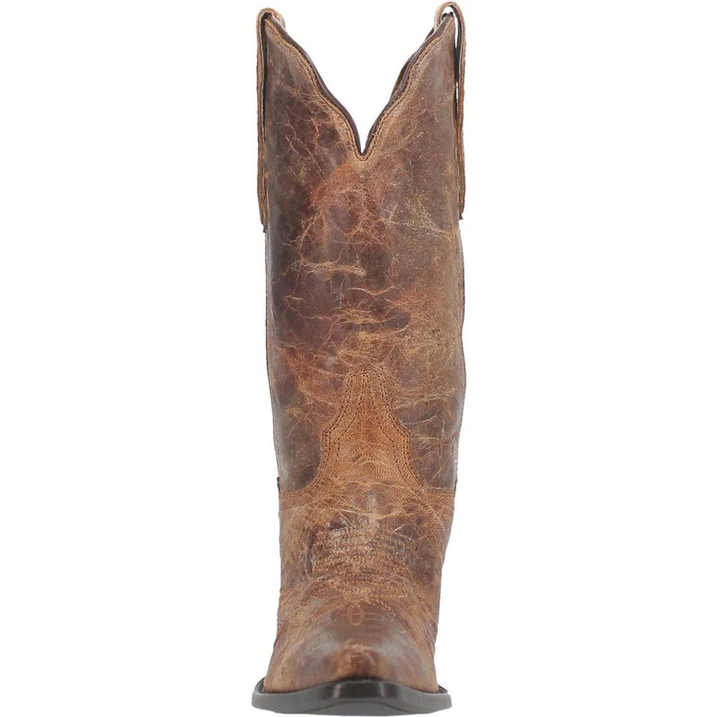 Dan Post Women's Cowgirl Western Boot Colleen – Pull-On, Premium Leather, 12" Shaft, Ultimate Flex Insole, Classic Western Style, Ranch, Rodeo & Everyday Boot