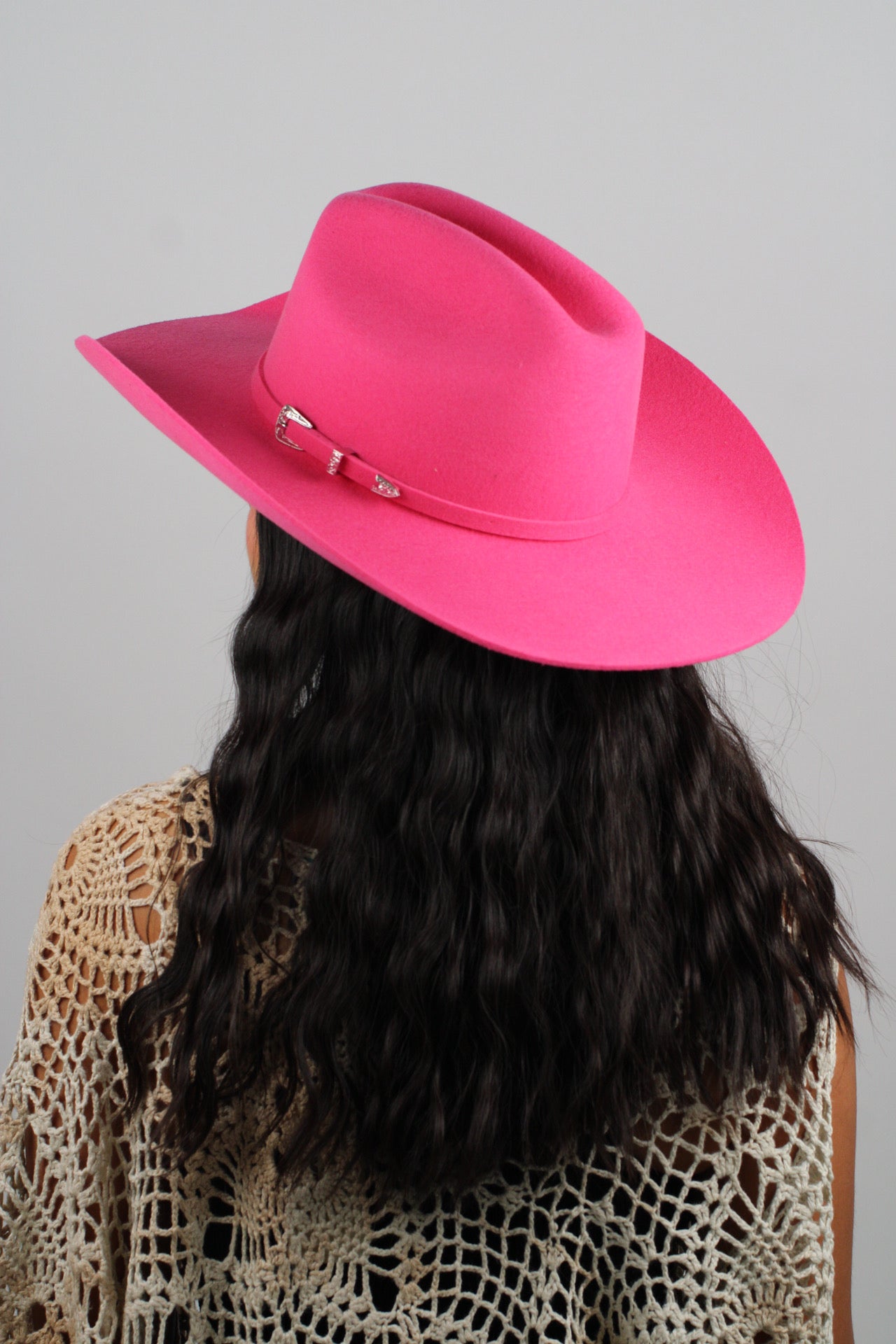 Wilder and Soul Mustang Western Hat - Pink