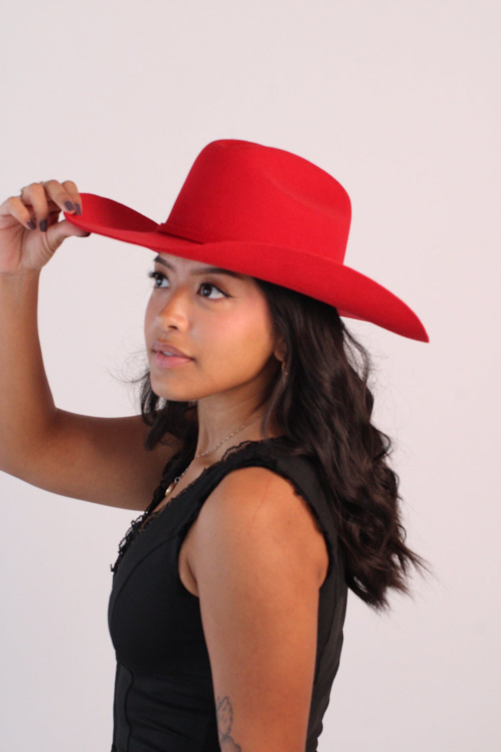 Wilder and Soul Mustang Western Hat - Red