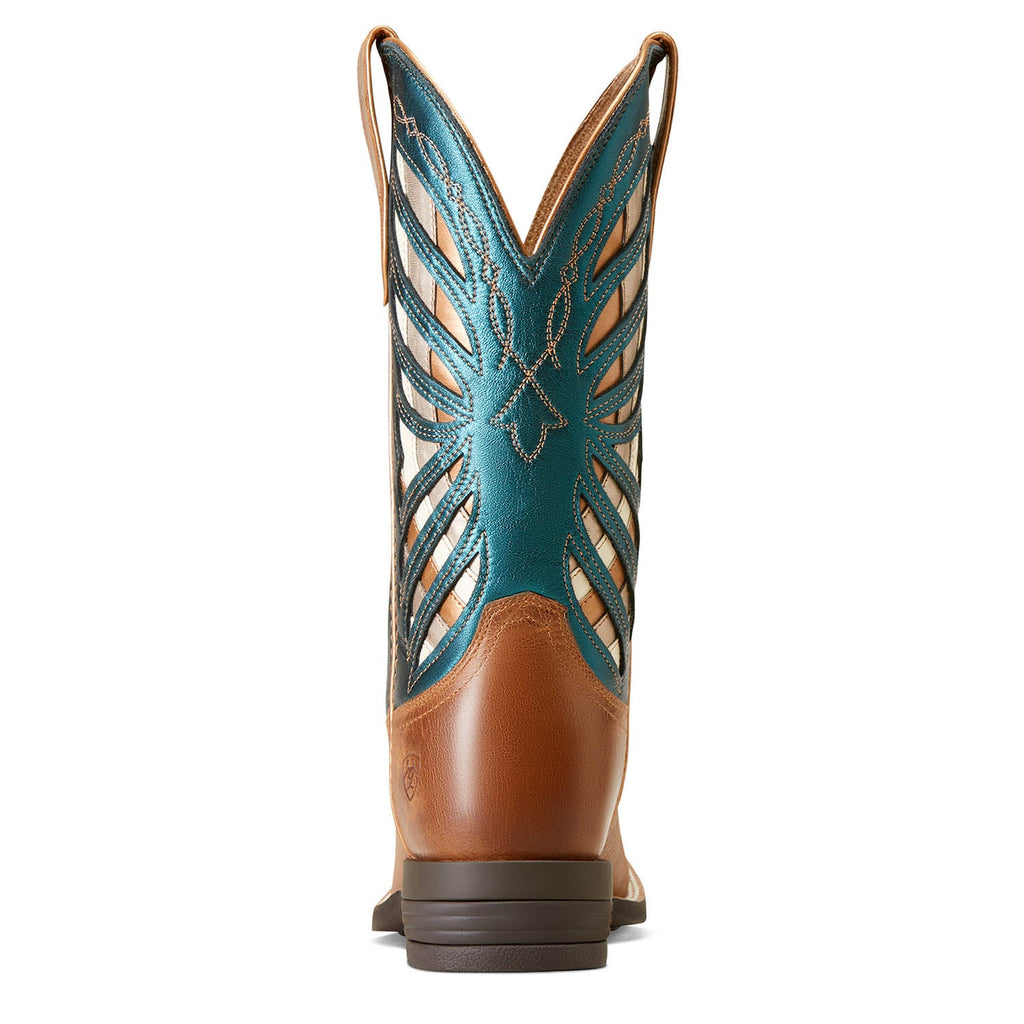 Ariat Women's Longview Western Boot – Full-Grain Leather | Wide Square Toe | ATS® Technology