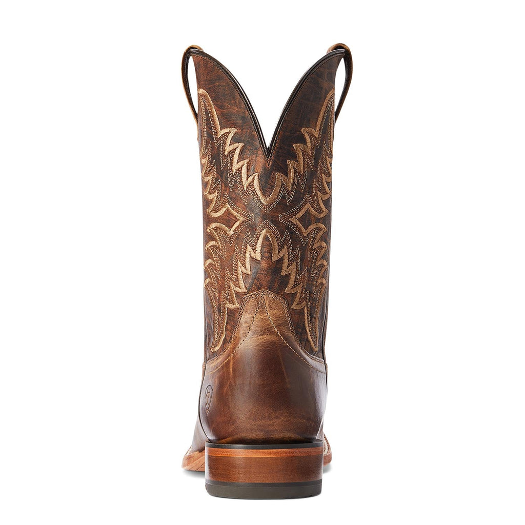 Ariat Men's Point Ryder Western Boot – Wide Square Toe | Distressed Leather | ATS® Technology