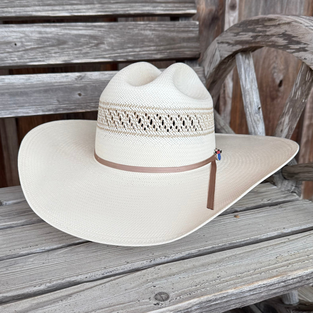Resistol Wildfire 20X Premium Straw Cowboy Hat – Natural Cream | Cattleman Crown