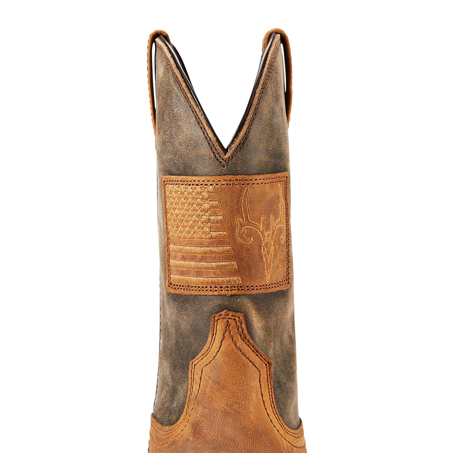 Ariat Men's Hybrid Patriot Country Western Boot – American Flag Patch | Goodyear Welt | D & EE