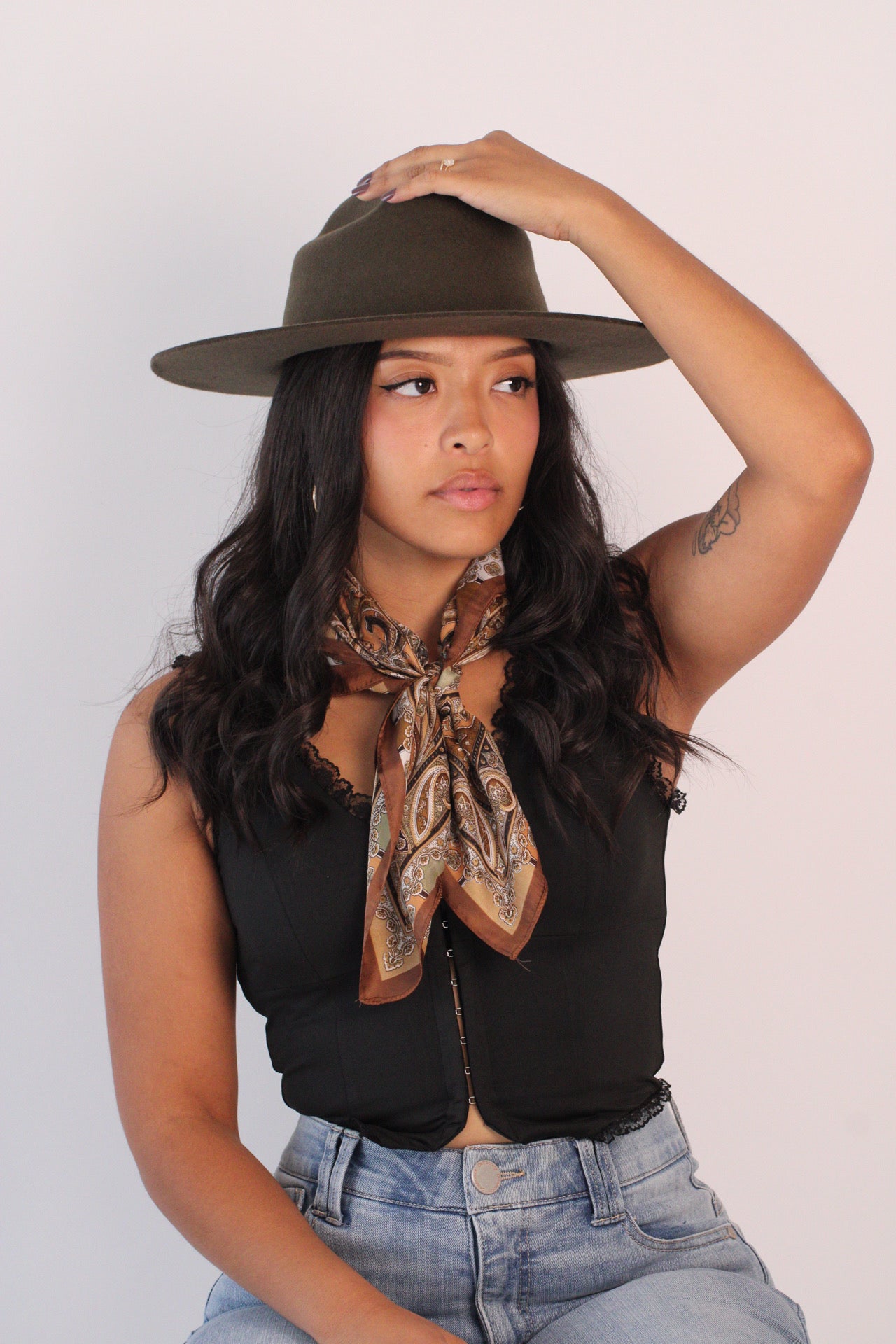 Wilder and Soul Dakota Western Hat - Olive