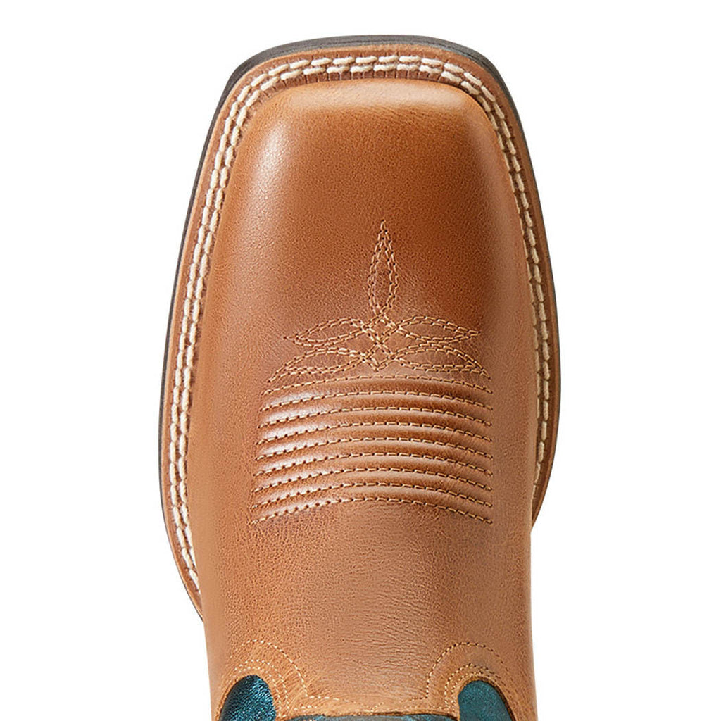 Ariat Women's Longview Western Boot – Full-Grain Leather | Wide Square Toe | ATS® Technology