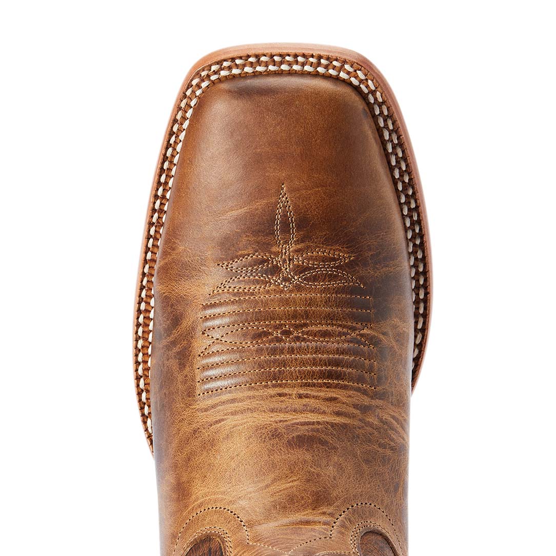 Ariat Men's Point Ryder Western Boot – Wide Square Toe | Distressed Leather | ATS® Technology