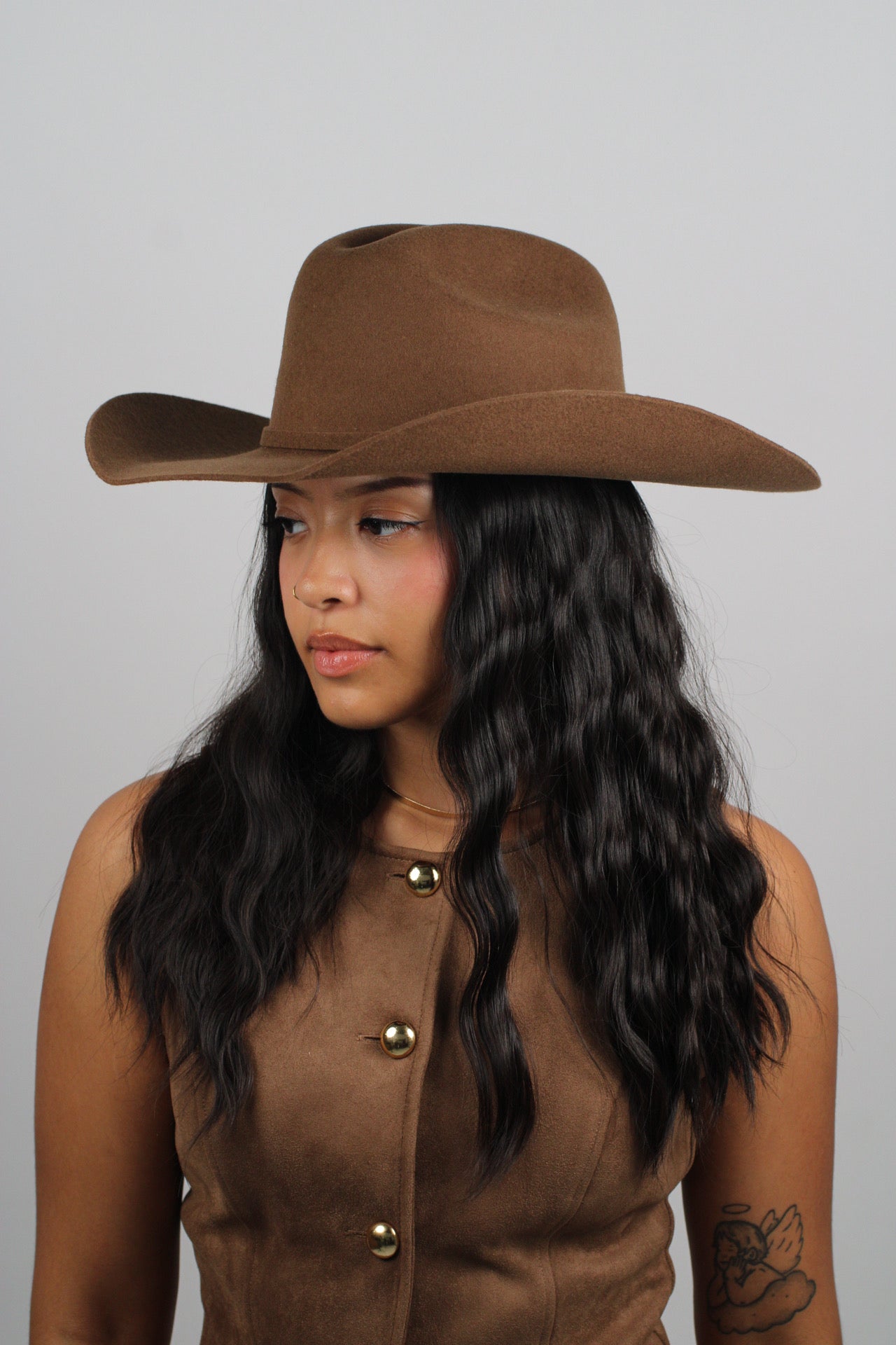 Wilder and Soul Mustang Western Hat - Caramel