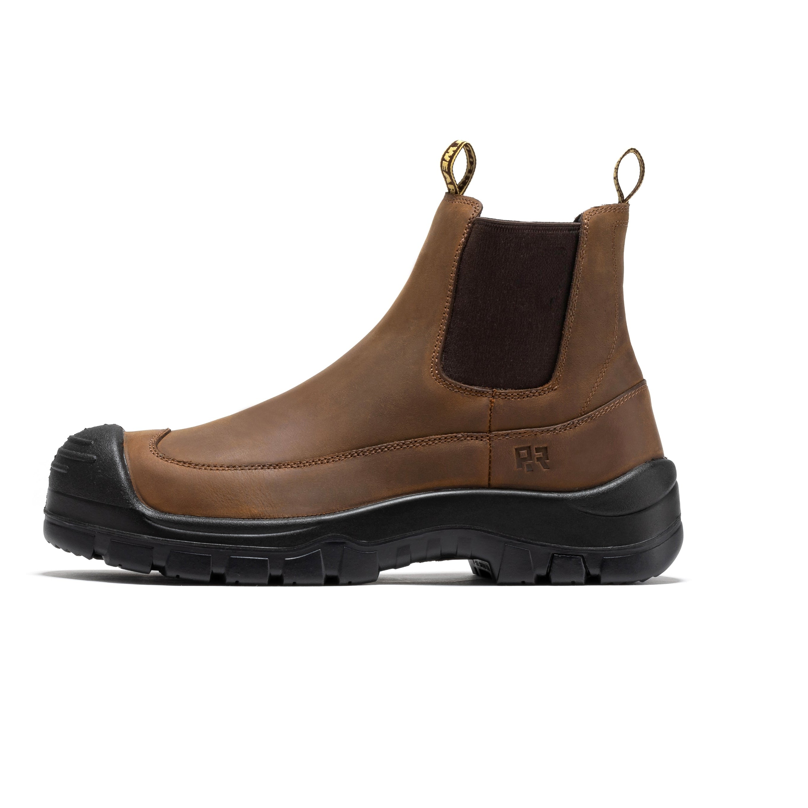 ROCKROOSTER Woodland Brown 6 Inch Chelsea Work Boot
