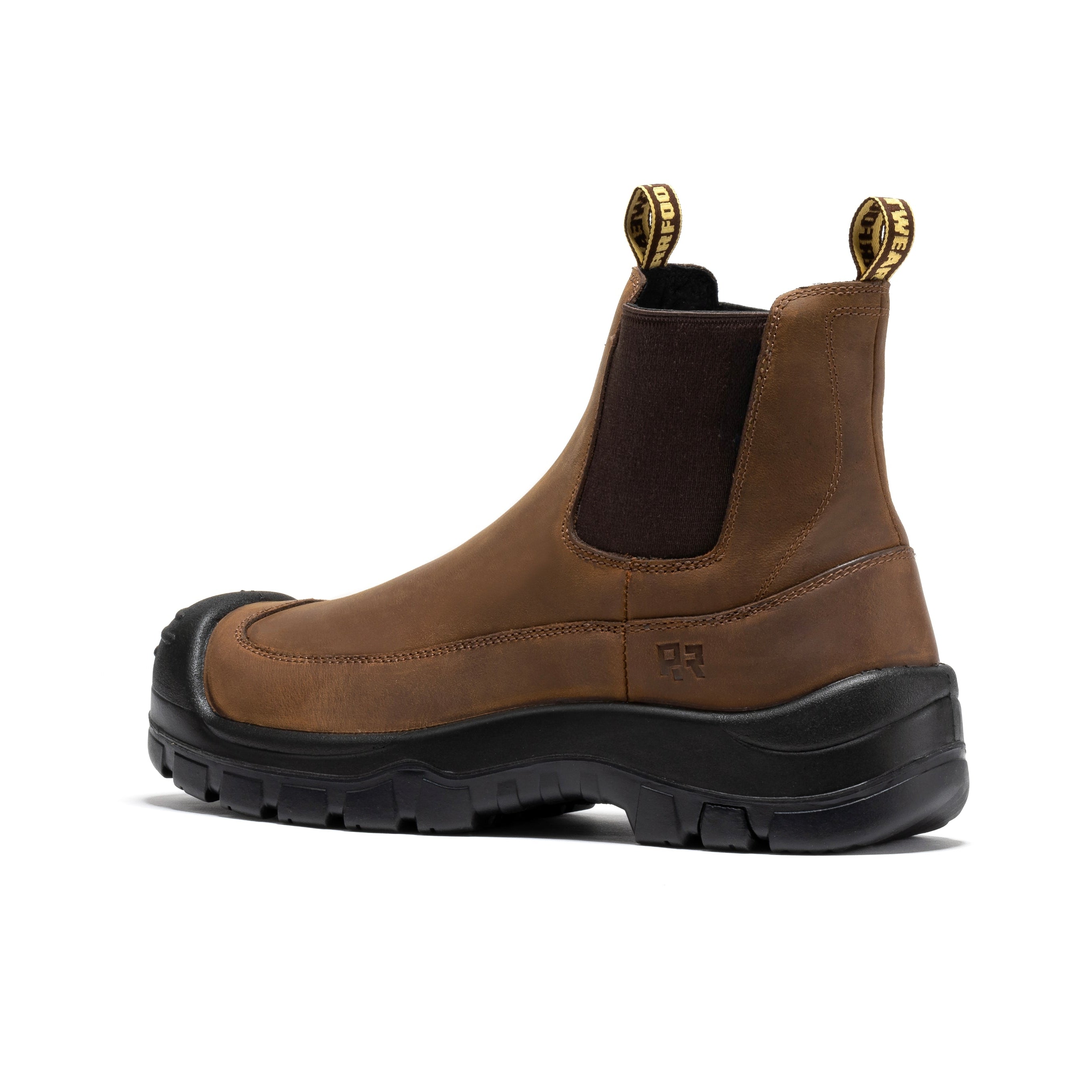 ROCKROOSTER Woodland Brown 6 Inch Chelsea Work Boot