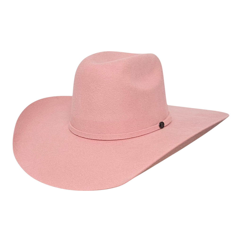 Gone Country American Pink 5X Wool Felt Cowboy Hat