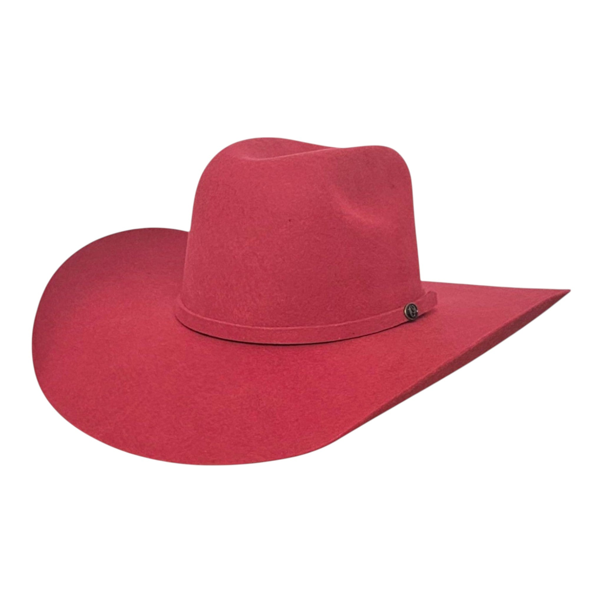 Gone Country American Red 5X Wool Felt Cowboy Hat