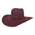 Gone Country American Wine 5X Wool Felt Cowboy Hat