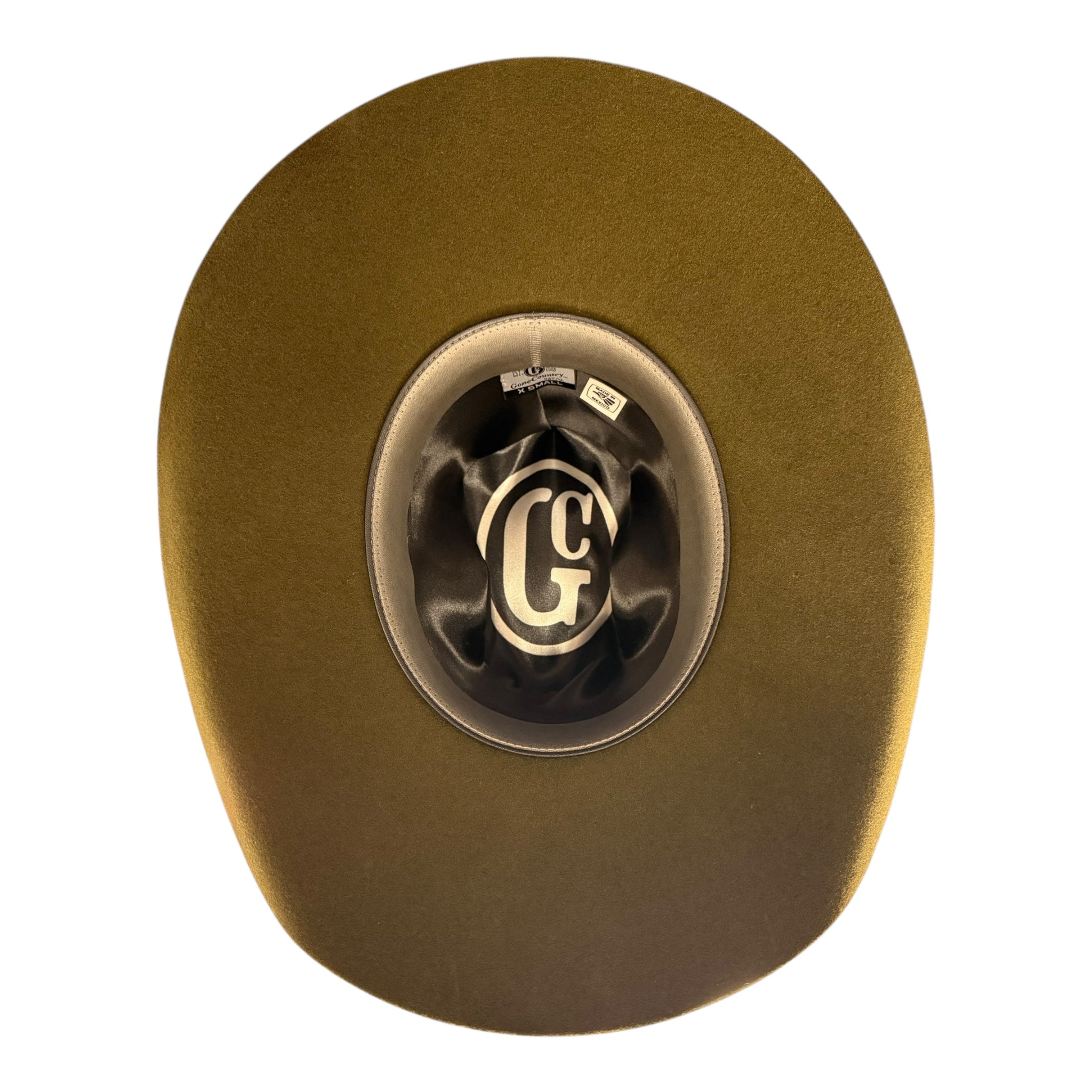 Gone Country American Olive 5X Wool Felt Cowboy Hat