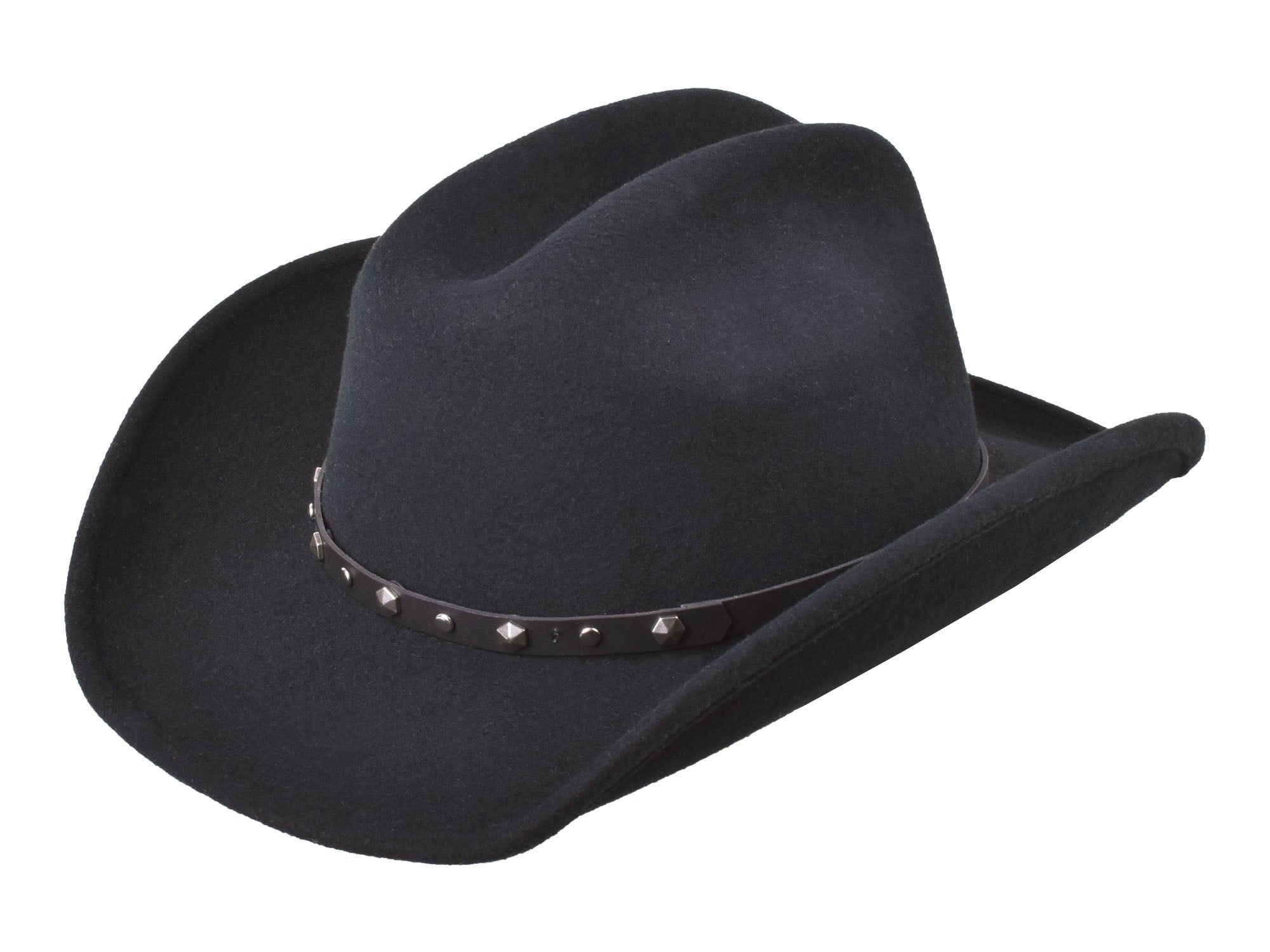 Bigalli Alamo Men's Wool Felt Cowboy Hat – Cattleman Crown | Chocolate, Black, Khaki & Cream