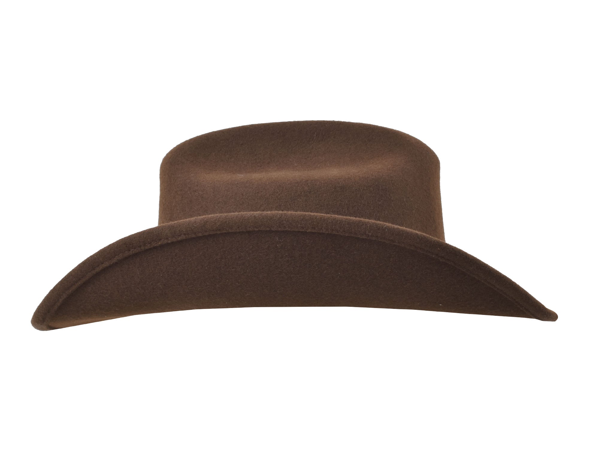 Bigalli Alamo Men's Wool Felt Cowboy Hat – Cattleman Crown | Chocolate, Black, Khaki & Cream