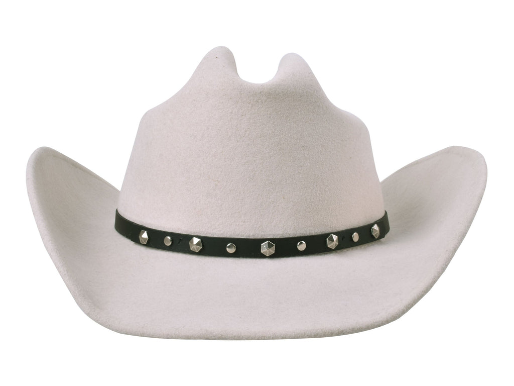Bigalli Alamo Men's Wool Felt Cowboy Hat – Cattleman Crown | Chocolate, Black, Khaki & Cream