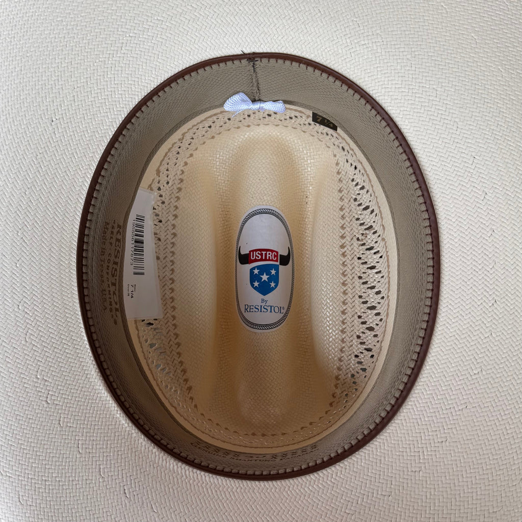 Resistol Wildfire 20X Premium Straw Cowboy Hat – Natural Cream | Cattleman Crown