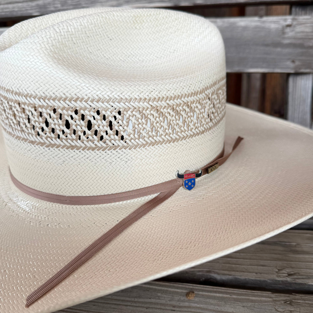 Resistol Wildfire 20X Premium Straw Cowboy Hat – Natural Cream | Cattleman Crown