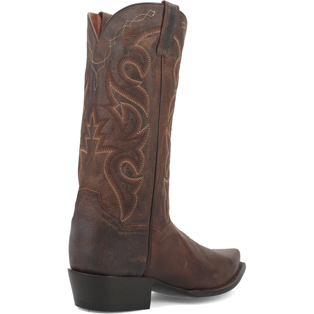 Dan Post Men's Cowboy Western Boot Renegade – Snip Toe, Distressed All-Over Leather, Removable Soft Strike Orthotic Insole, Fully Leather Lined, Cowboy Heel, Leather Outsole, 13" Shaft, Vintage Western Boot