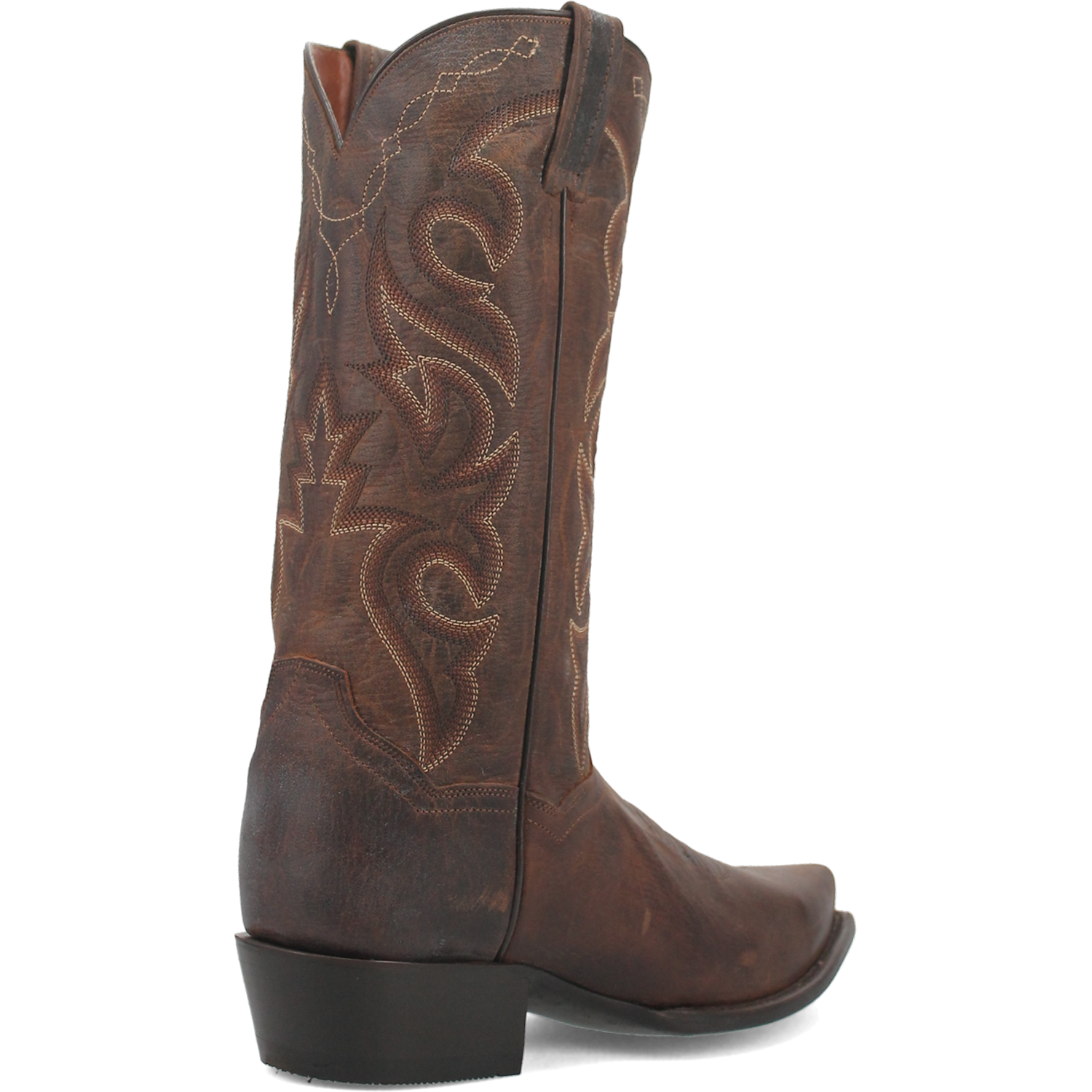 Dan Post Men's Cowboy Western Boot Renegade – Snip Toe, Distressed All-Over Leather, Removable Soft Strike Orthotic Insole, Fully Leather Lined, Cowboy Heel, Leather Outsole, 13" Shaft, Vintage Western Boot
